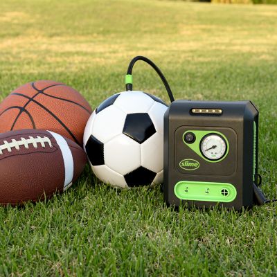 Image showing  12V Multi-Purpose Inflator for Tires, Balls, Rafts and Other Household Inflatables