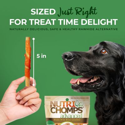 Image showing  Advanced 6 in. Peanut Butter Flavor Twists with Real Chicken, 12 ct.