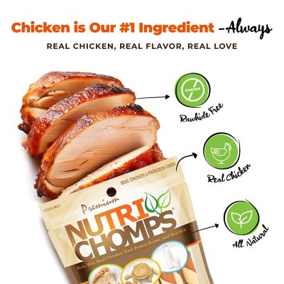 Image showing  5-inch Assorted Chicken, Milk and Peanut Butter Wrapped Mini Sticks, 12 ct. Dog Chews