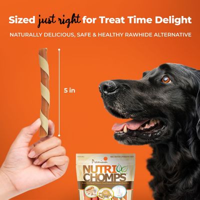 Image showing  5-inch Assorted Chicken, Milk and Peanut Butter Wrapped Mini Sticks, 12 ct. Dog Chews