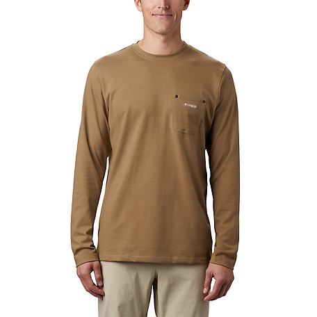 Columbia Sportswear Men's Long-Sleeve Roughtail Work Pocket T-Shirt