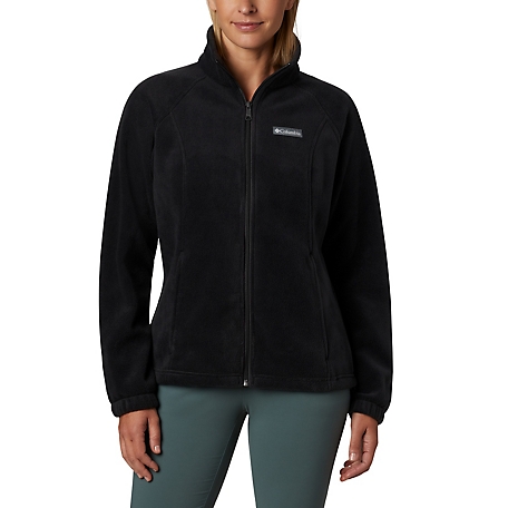 Columbia Women's Benton Springs Full-Zip Jacket, Black, S