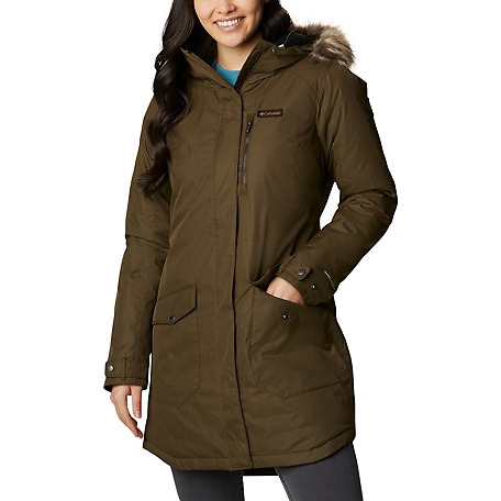  Columbia Women's Suttle Mountain Long Insulated Jacket, Olive  Green, XX-Large : Clothing, Shoes & Jewelry