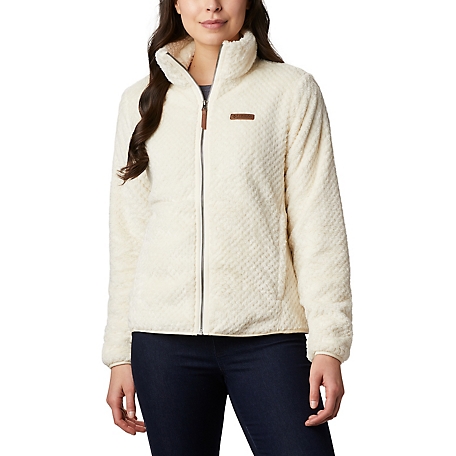 Columbia, Jackets & Coats, Columbia Sportswear Company Womens White  Fleece Full Zip Jacket Size Small