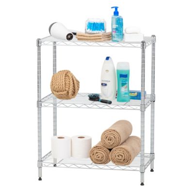 IRIS USA 3 Tier Metal Wire Shelving Unit If anyone is looking for a solid shelving unit, I would recommend it