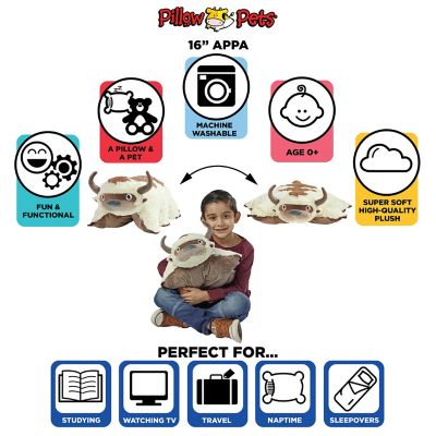 Image showing  Nickelodeon Avatar Appa Pillow Toy