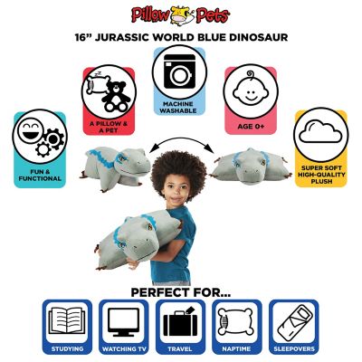 Image showing  Jurassic World Blue Pillow Toy