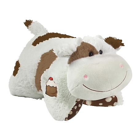Pillow Pets Sweet Scented Chocolate Milkshake Cow Pillow Toy