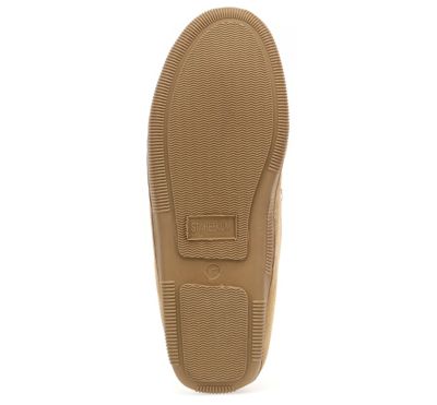 Image showing  Men's Trapper Wool Blend Wheat Leather Upper Slippers