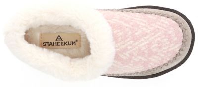 Image showing  Women's Serene Brushed Knit Slippers, Taupe Blush
