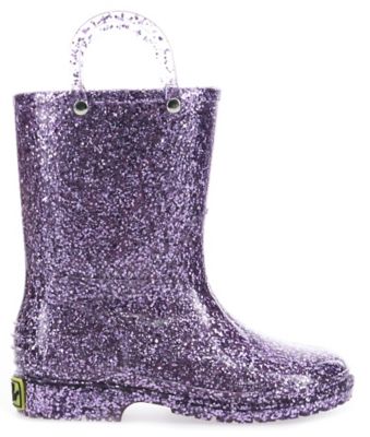 Image showing  Glitter PVC Rain Boots
