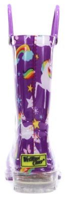 Image showing 5 th Western Chief Girls' Rainbow Unicorn Light-Up Waterproof PVC Boots