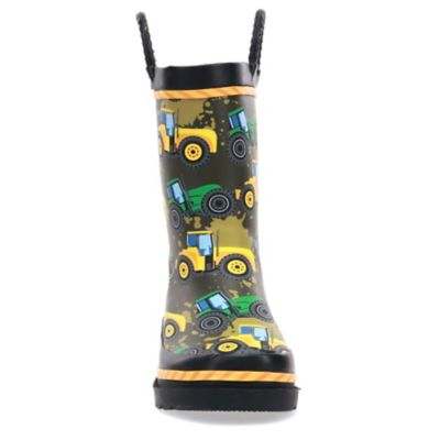 Image showing  Boys' Tractor Tough Mid Waterproof Rain Boots