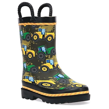 Western Chief Boys' Tractor Tough Rain Boots