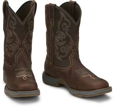 Image showing 4 th Tony Lama Men's Junction 11 in. Waterproof Square Soft Toe Work Boots
