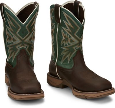 Image showing 6 th Tony Lama Men's Bartlett 11 in. Wide Square Steel Toe Work Boot, Amber