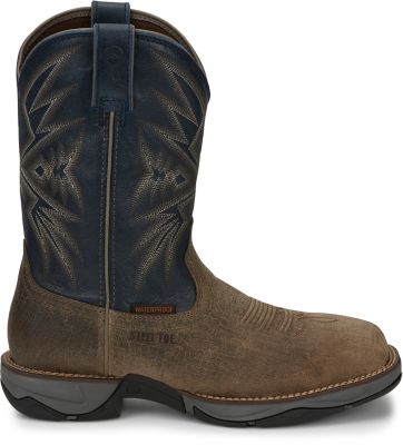 Image showing 4 th Tony Lama Men's Bartlett 11 in. Pull-On Steel Toe Work Boot