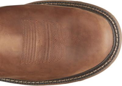 Image showing 2 th Justin Men's Rush Nano Round Composite Toe Waterproof Work Boots, 11 in.