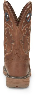 Image showing 5 th Justin Men's Rush Nano Round Composite Toe Waterproof Work Boots, 11 in.