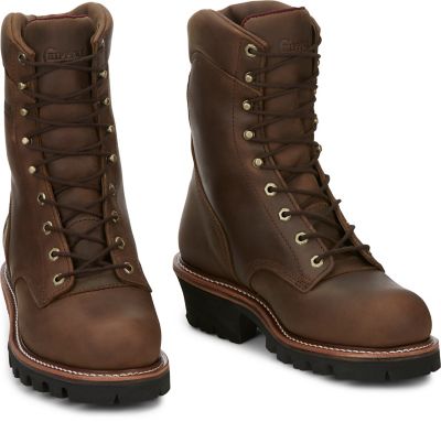 Image showing 4 th Chippewa Men's Waterproof Work Boots, 9 in., 59405 E 080