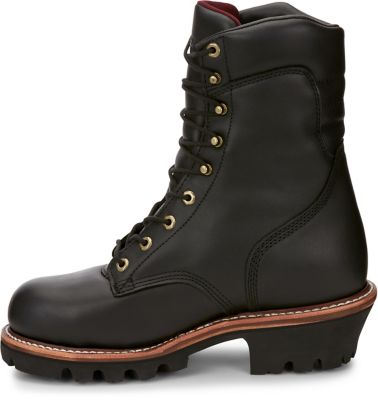 Image showing  Men's Waterproof 9 in. Waterproof Insulated Steel Toe Logger