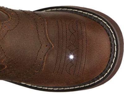 Image showing 2 th Justin Glitzi Light-Up Western Boots