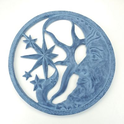 SPI Home Moon and Star Wall Plaque, 27 in. x 1 in.