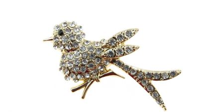 Buddy G's I Tweet for You Rhinestone Brooch Pin