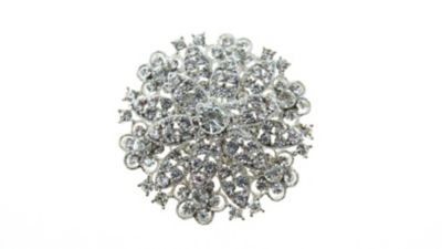 Buddy G's Vintage Inspired Rhinestone Brooch Pin