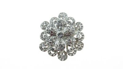 Buddy G's Crystal Dream Rhinestone Brooch Pin