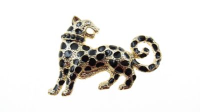 Buddy G's See My Spots Leopard Brooch Pin