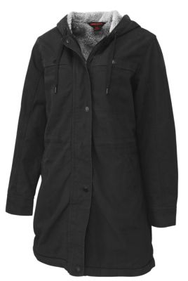 Tough Duck Sherpa-Lined Jacket, Black