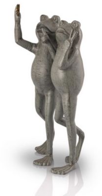 Image showing  Selfie Frog Friends Garden Sculpture, 21.5 in. x 13 in. x 11 in.