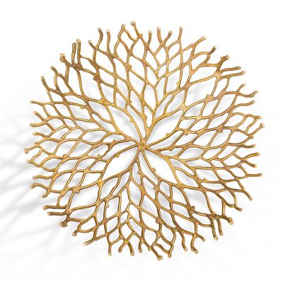 Image showing  3 pc. Coral Tray and Bowls Set