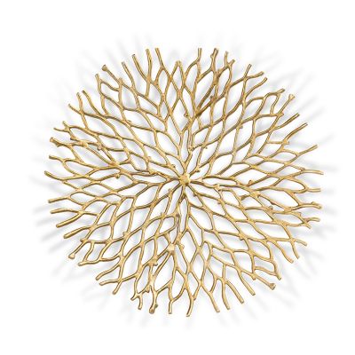 Image showing  3 pc. Coral Tray and Bowls Set