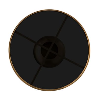 Image showing  Pillar End Table, Gold