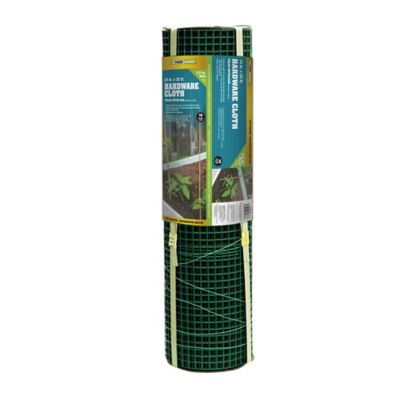 YARDGARD 25 ft. x 2 ft. 1/2 in. Mesh Green PVC Hardware Cloth
