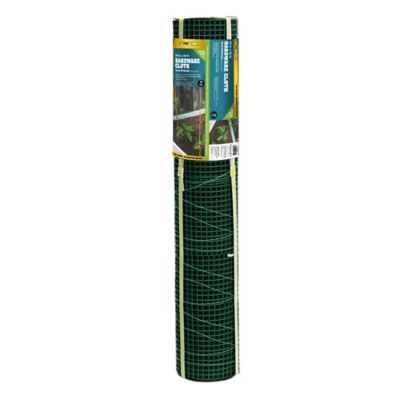 YARDGARD 3 ft. x 25 ft. Hardware Cloth with Green PVC 1/2 in. Mesh