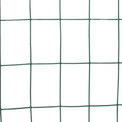 Image showing  50 ft. x 5 ft. Welded Wire with Green PVC-Coated 3 in. x 2 in. Mesh