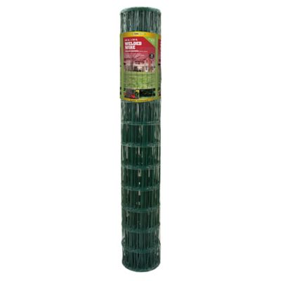 YARDGARD 50 ft. x 4 ft. Welded Wire with Green PVC-Coated 4 in. x 2 in. Mesh