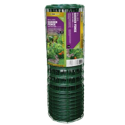 YARDGARD 28 in. x 50 ft. Green PVC-Coated Garden Fence at Tractor