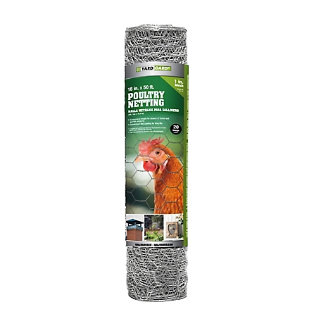YARDGARD 50 ft. x 1.5 ft. Poultry Netting with 1 in. Mesh