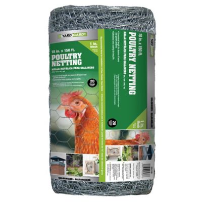 YARDGARD 150 ft. x 1.5 ft. Poultry Netting with 1 in. Mesh