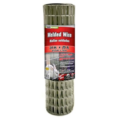 YARDGARD 25 ft. x 2 ft. Welded Wire Fence with 2 in. x 1 in. Mesh
