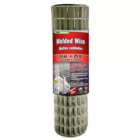 YARDGARD 25' x 2' Welded Wire Fence with 2" x 1" Mesh Welded Wire Fencing