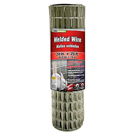 YARDGARD 25 ft. x 2 ft. Welded Wire Fence with 2 in. x 1 in. Mesh