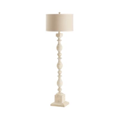 Image showing  Wood Post Floor Lamp