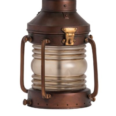 Image showing  27 in. H Lantern Table Lamp, Copper