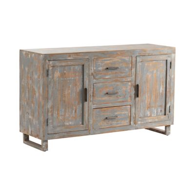 Crestview Collection Bengal Manor Distressed Sideboard, 60 in. x 18 in. x 35.2 in.
