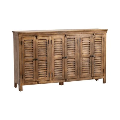 Crestview Collection 6-Door Bengal Manor Mango Wood Sideboard